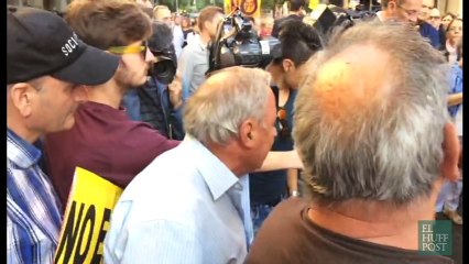 Insultos entre militantes en Ferraz
