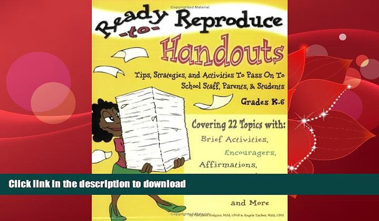 READ  Ready-to-Reproduce Handouts: Tips, Strategies, and Activities to Pass On to School Staff