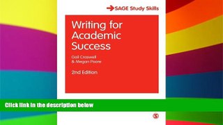 Must Have PDF  Writing for Academic Success (SAGE Study Skills Series)  Free Full Read Best Seller