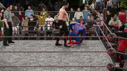WWE 2K16 the ascension v spidey-pool