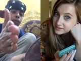 Amercan Girl Christina crying because of Saudi boy Abusin,another chat video