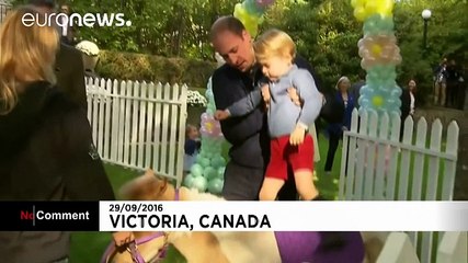 UK Royals enjoy children's party in Canada
