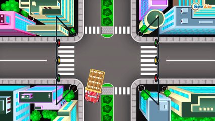 The Ambulance and the Tow Truck - Emergency Vehicles - Cars Cartoons for Children
