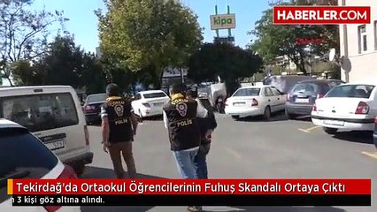 Tekirdağ'da Ortaokul Öğrencilerinin Fuhuş Skandalı Ortaya Çıktı