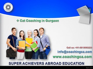 Coachingca.com- Best CAT Coaching in Gurgaon
