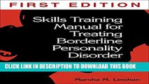 [PDF] Skills Training Manual for Treating Borderline Personality Disorder, First Ed [Full Ebook]