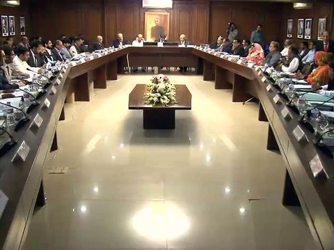 CM Sindh Syed Murad Ali Shah Chairs on Cabinate Ijlas (01-Oct-2016)