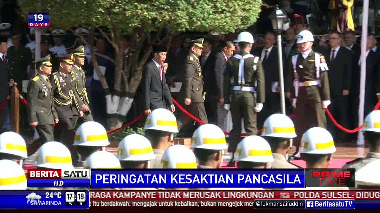 Hari Kesaktian Pancasila, Jokowi Bertindak Sebagai Inspektur Pancasila