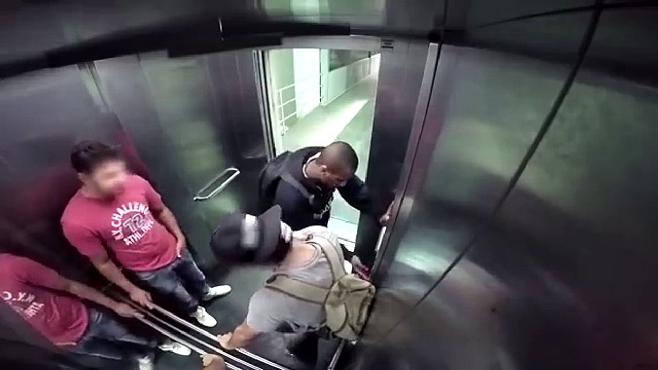 He has explosive diarrhea in a lift