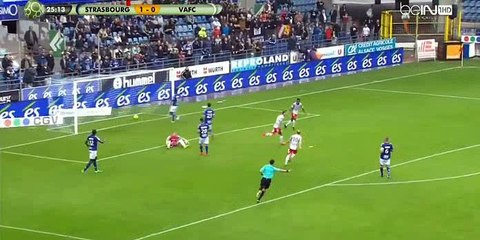 Edouard Butin Goal - Strasbourg 	1-1	Valenciennes 01.10.2016