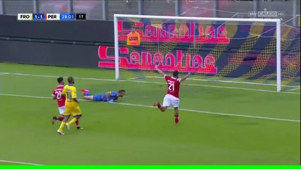 Samuel Di Carmine Goal 1-1 Frosinone Calcio 1-1 Perugia Calcio