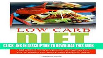 [PDF] Low Carb Diet: 7 Day Healthy Balanced Low Carb Diet Meal Plan At 1200 Calories Level To