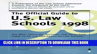 [PDF] 1998 Official Guide to U.S. Law Schools Full Colection