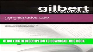 [PDF] Gilbert Law Summaries: Administrative Law Popular Colection