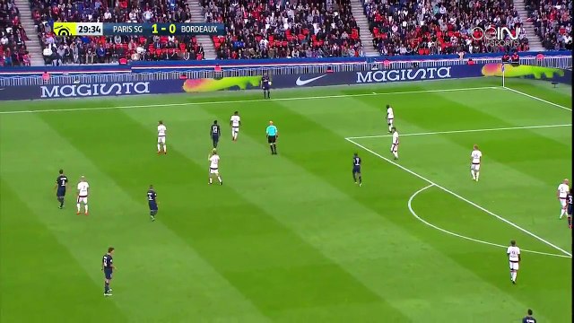 Edinson Cavani Second Goal HD - PSG 2-0 Bordeaux 01.10.2016 HD
