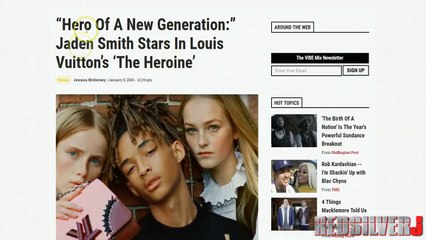 Illuminati Celebrity Jaden Smith Now Shirtless Wearing Skirts Gender Fluid Agenda (Redsilverj)