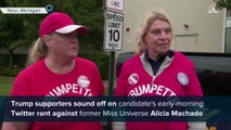 Two Female Donald Trump Supporters Weigh In On His Alicia Machado Twitter Rant | NBC News