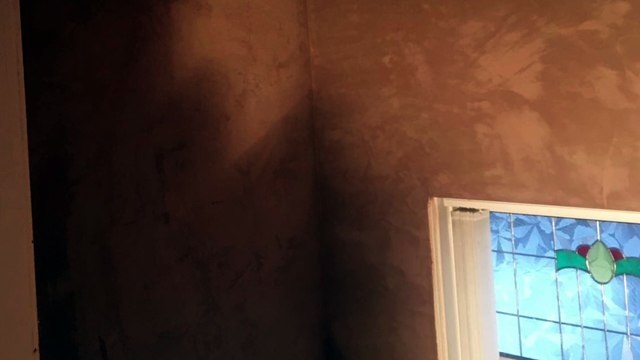 PLASTERING HALL STAIR & LANDING WALLS & CEILINGS OVER ARTEX IN MACHEN CAERPHILLY