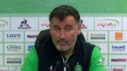 Download Video: Foot - L1 - ASSE : Galtier «Pour gagner un derby, il faut être héroïque»