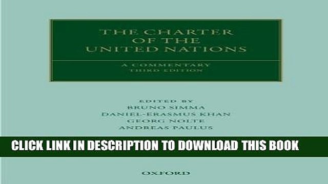 [PDF] The Charter of the United Nations: A Commentary (Oxford Commentaries on International Law)