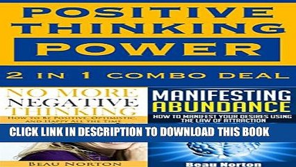 [New] Positive Thinking Power (2 in 1 Combo Deal): No More Negative Thinking   Manifesting