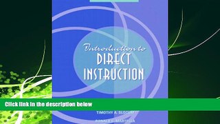 FREE DOWNLOAD  Introduction to Direct Instruction  FREE BOOOK ONLINE