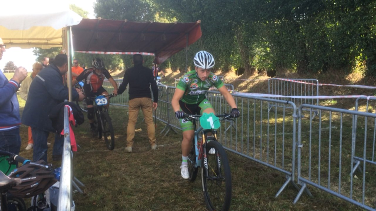 Vire: Le 6e Relais VTT des pompiers