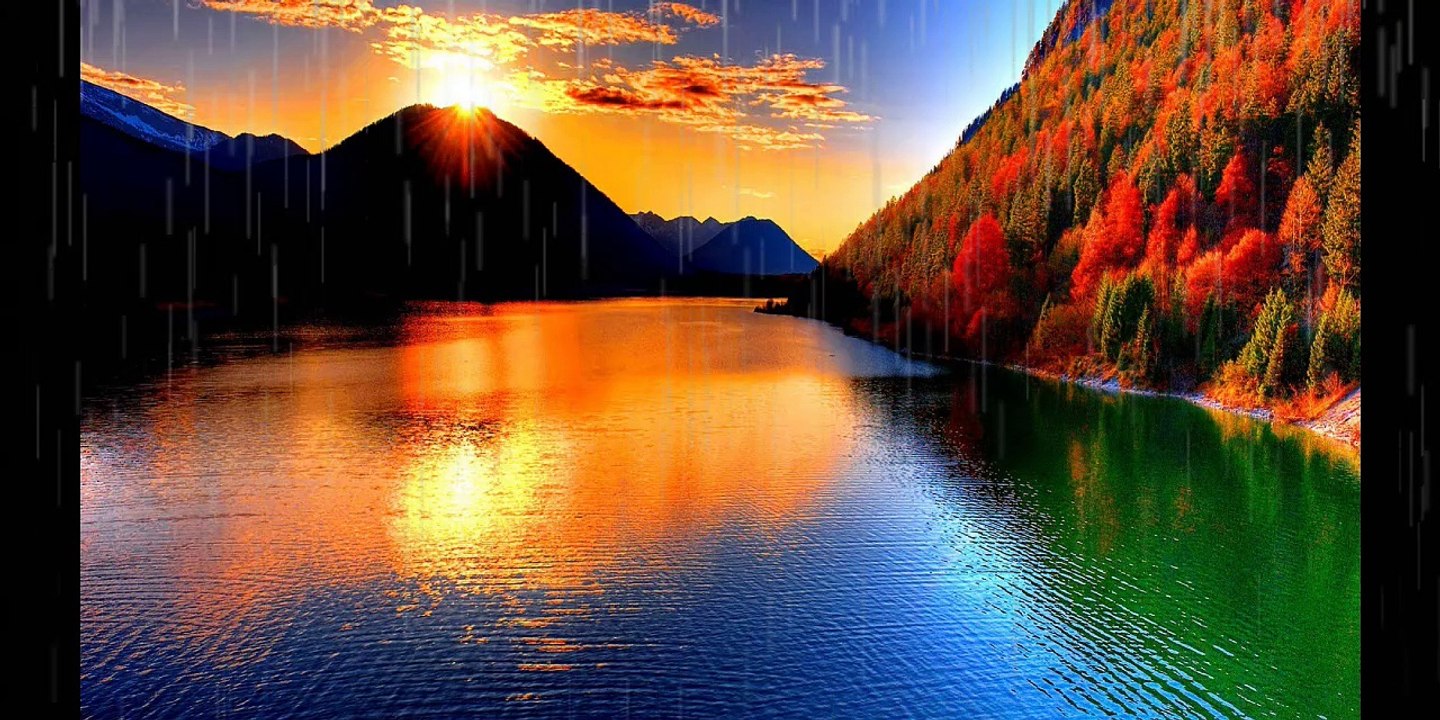 Automne paysages Sunset