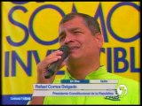 Rafael Correa llama a apoyar a Lenin Moreno