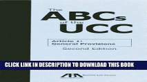 [PDF] The ABCs of the UCC Article 1: General Provisions Full Online