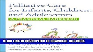 [PDF] Palliative Care for Infants, Children, and Adolescents: A Practical Handbook Popular Online