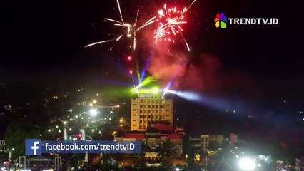 Best Moment Pesta Kembang Api Grebeg Suro 2016 di Gedung Pemkab Lantai 8