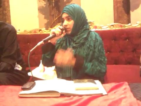 Main Husssain(as) Ibn-e-Ali(as) Hoon & Unees so hain zakhm Recited by Syeda Nida Fatima LHR 2016