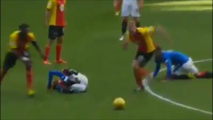 Niko Kranjcar Shots  Hist Teammate Joe Garner In His Nuts!