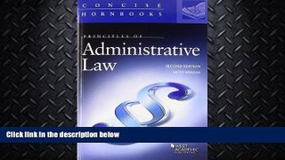 different   Principles of Administrative Law (Concise Hornbook Series)