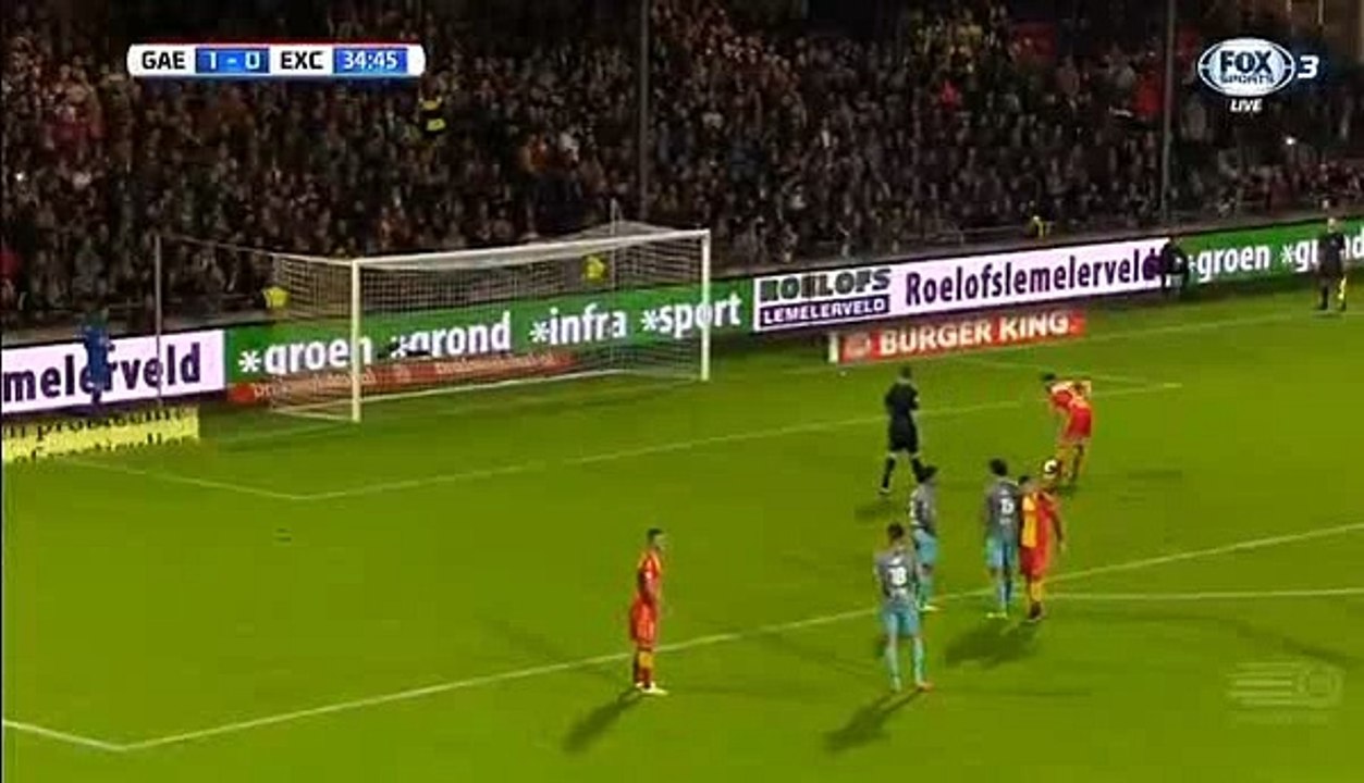 Sam Hendriks Penalty Goal HD - G.A. Eagles 2-0 Excelsior 01.10.2016