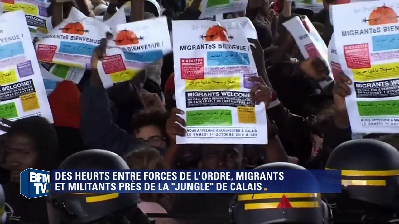 Calais: violentes échauffourées près de la "Jungle"