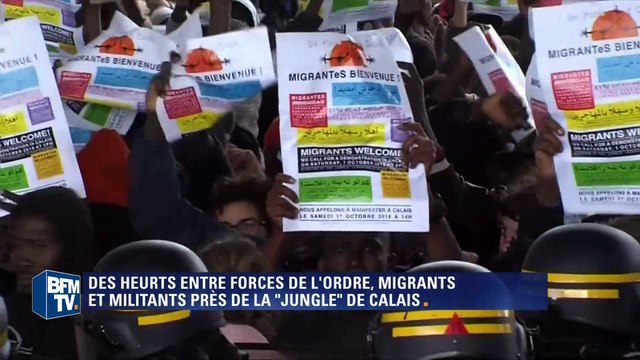 Calais: violentes échauffourées près de la Jungle