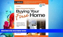 FAVORITE BOOK  Nolo s Essential Guide to Buying Your First Home (Nolo s Essential Guidel to