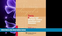 complete  Siegel s Torts: Essay   Multiple Choice Questions   Answers, 5th Edition