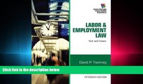 FULL ONLINE  Labor and Employment Law: Text   Cases (South-Western Legal Studies in Business)