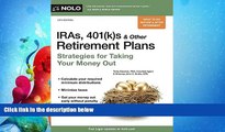 FULL ONLINE  IRAs, 401(k)s   Other Retirement Plans: Strategies for Taking Your Money Out