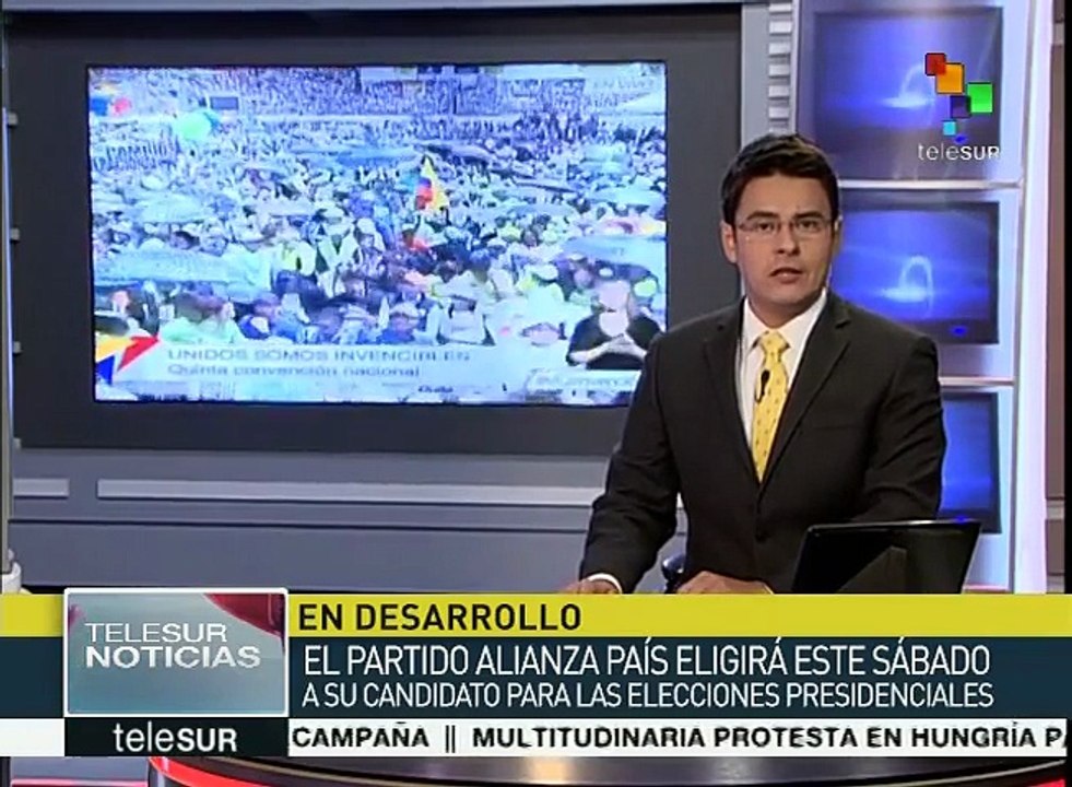 Ecuador: Alianza País presenta a su candidato para elecciones del 2017