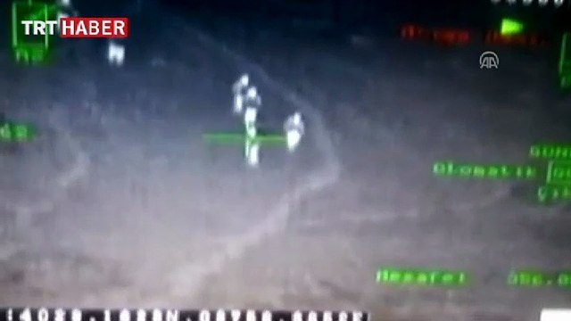 Ordu'da teröristlerin vurulma anı kameraya yansıdı