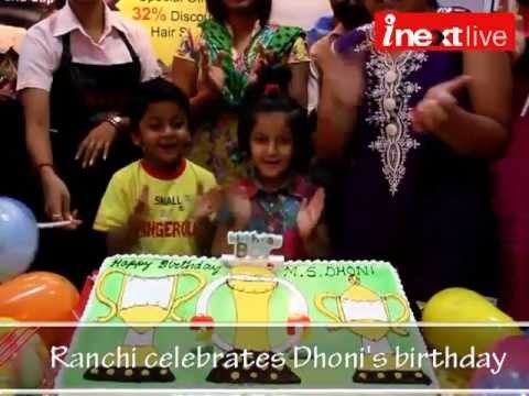 Ranchi celebrates Dhoni's birthday