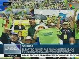 Ecuador: Rafael Correa reitera apoyo a Lenín Moreno y Jorge Glas