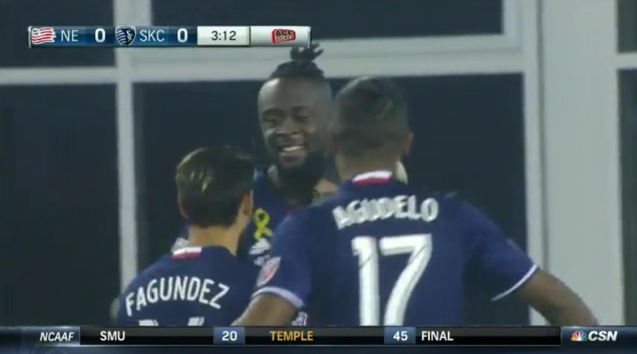 Ola Kamara Goal - New England Revolution 1-0 Sporting Kansas City (01/10/2016)