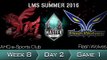 《LOL》2016 LMS 夏季賽 粵語 W8D2 AHQ VS FW GAME 1