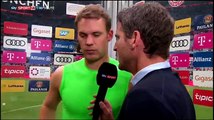 Manuel Neuer post-match interviews - Bayern München v 1.FC Köln 2016_17