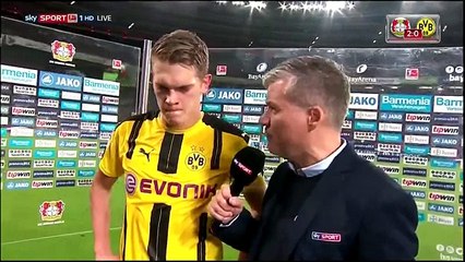 Matthias Ginter post-match interview - Bayer Leverkusen v Borussia Dortmund 2016_17